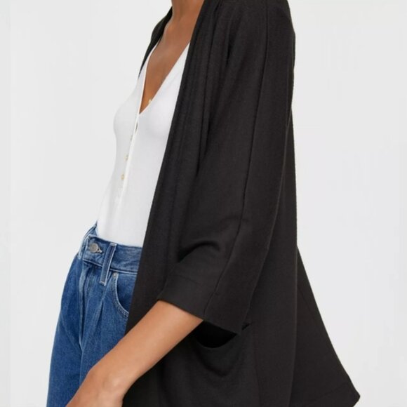 Wilfred Free Zlata Cardigan Sweater Black Classic Size XS - Picture 2 of 11